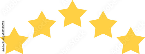 Five star feedback, client evaluating product service and feedback concept. User reviews online. Customer feedback review experience rating concept. User client message bubble.