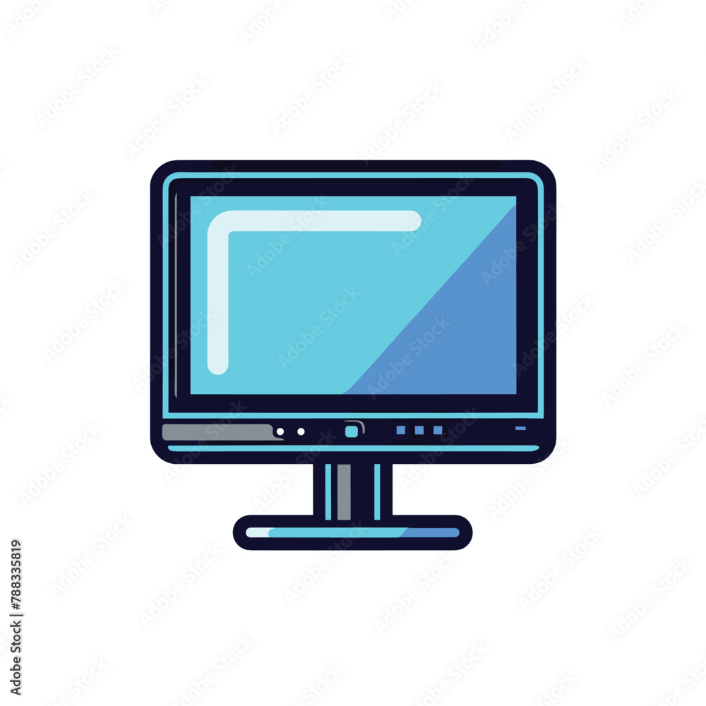 Personal computer monitor icon vector illustration Personal computer monitor icon vector illustration