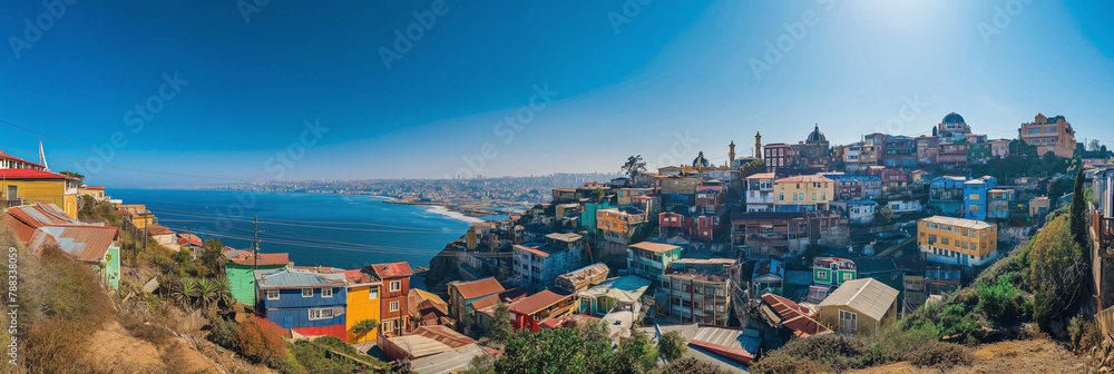 Great City in the World Evoking Valparaiso in Chile
