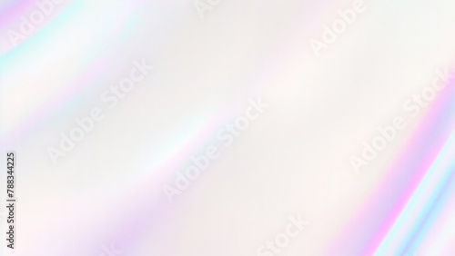 Abstract White pastel holographic blurred background  Blurry abstract iridescent holographic foil background