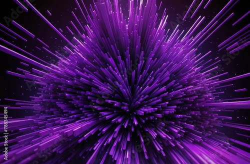Purple Lines Explosion Background
