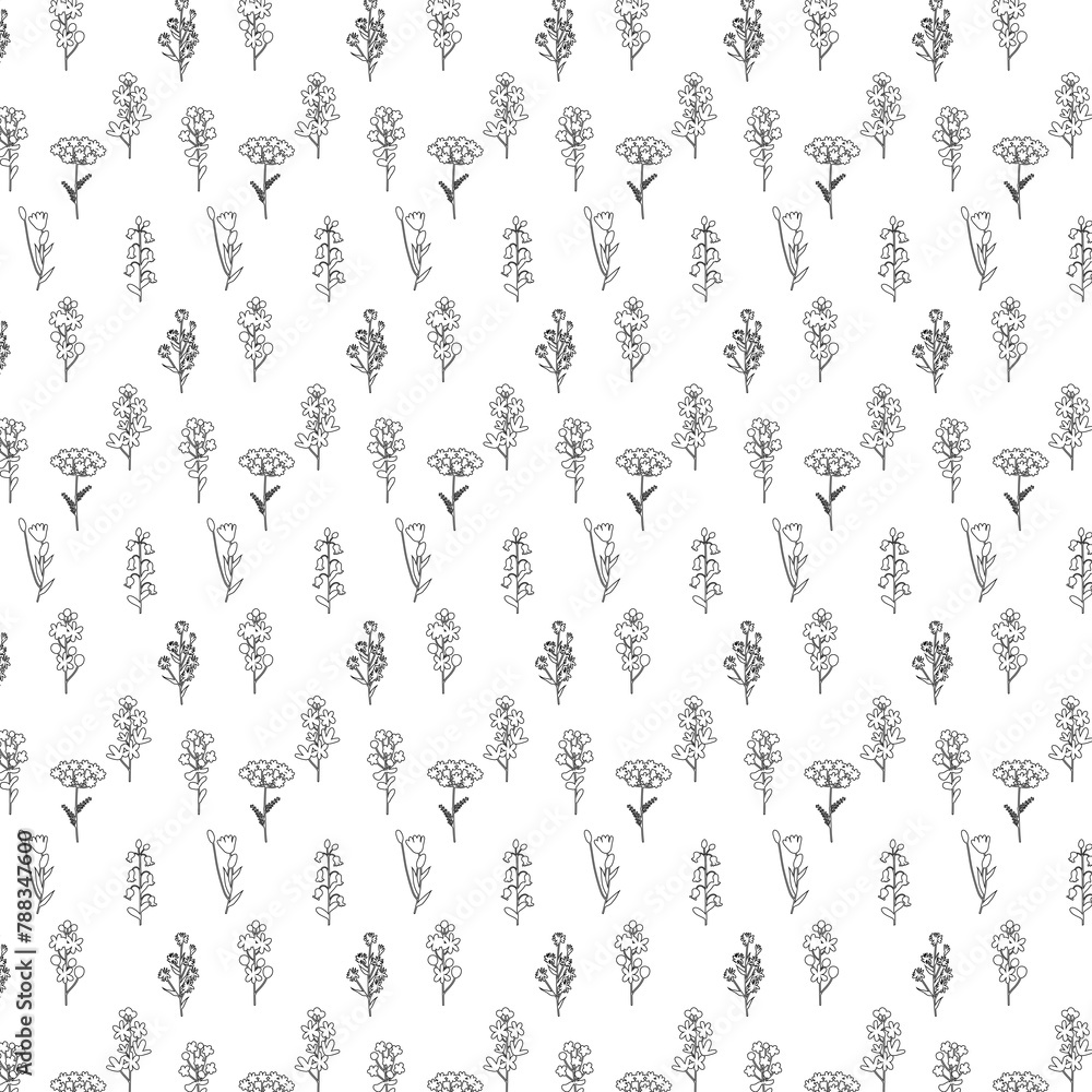 Background with flowers drawing summer design. Background with flowers drawing summer design.