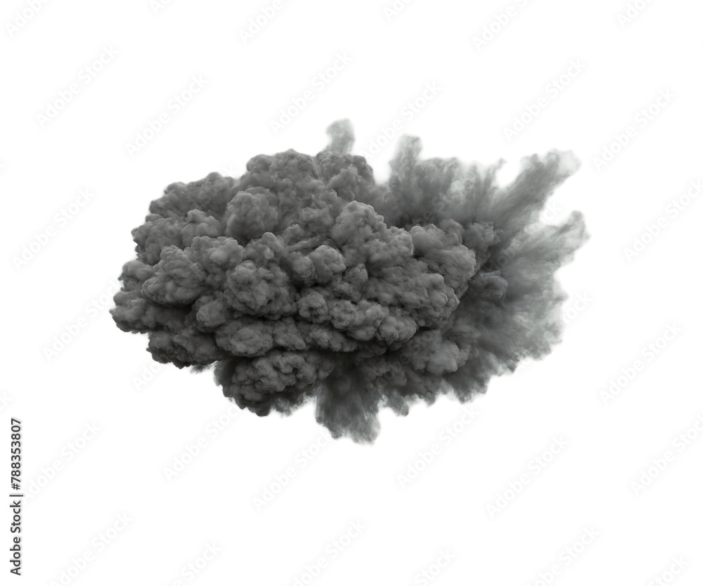 black grey Smoke on transparent background black grey Smoke on transparent background