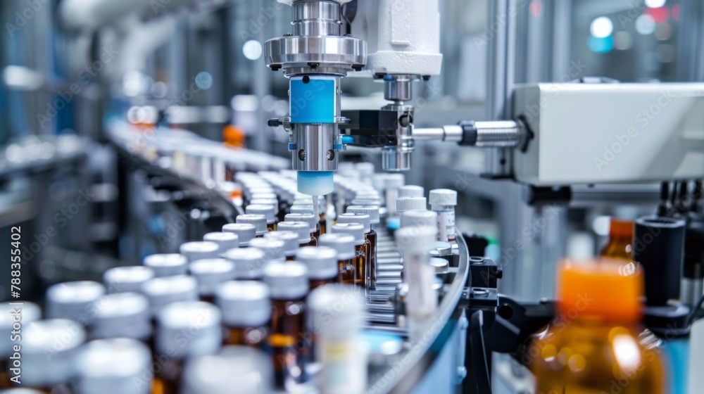 Automated Pharmaceutical Production Line with Robotics Automated Pharmaceutical Production Line with Robotics