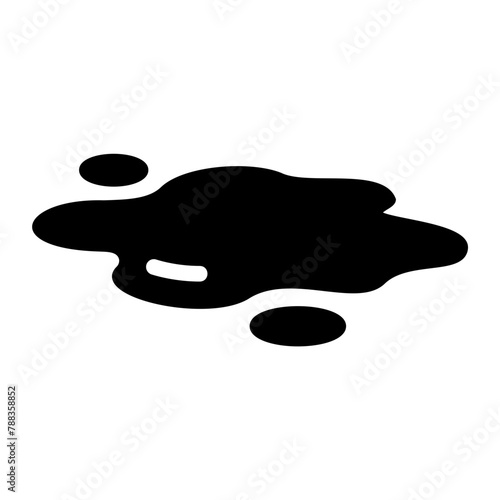 puddles glyph icon