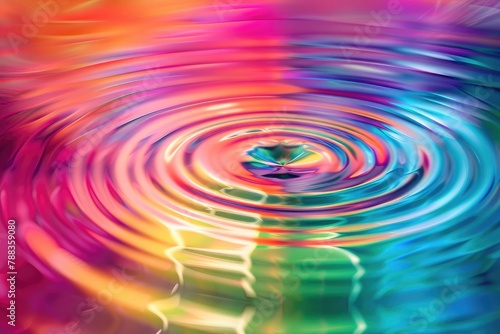 Background circles swirls rainbow lines soundwave waves wavy colours abstract design icon laser light funky patterns. concept photo of abstract wavy water ripples multi coloured background