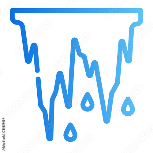 icicle gradient icon