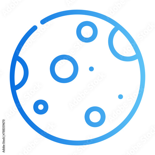 moon gradient icon