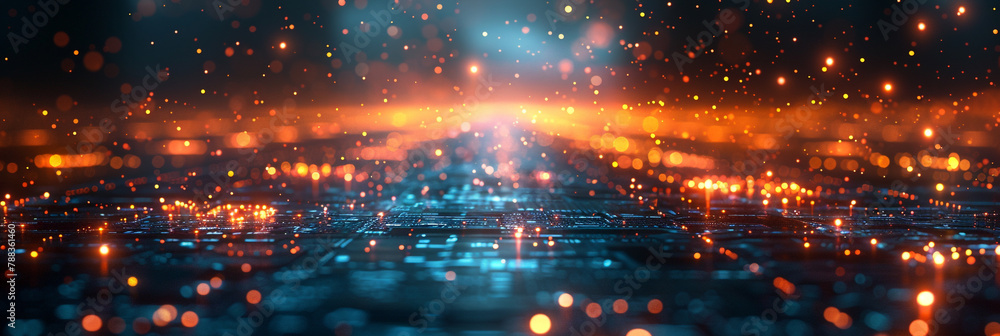Future technology line background and light effect, cyberpunk style background material with a sense of technology. Future technology line background and light effect, cyberpunk style background material with a sense of technology.