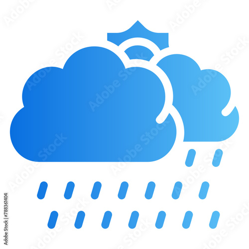 drizzle gradient icon