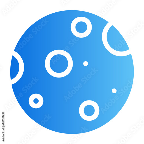 moon gradient icon