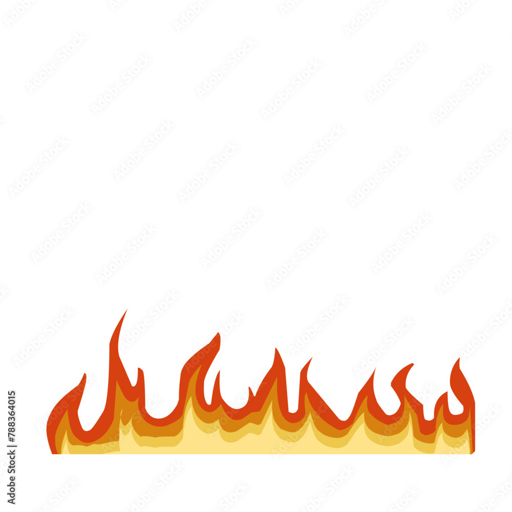 Hot Fiery Border Hot Fiery Border