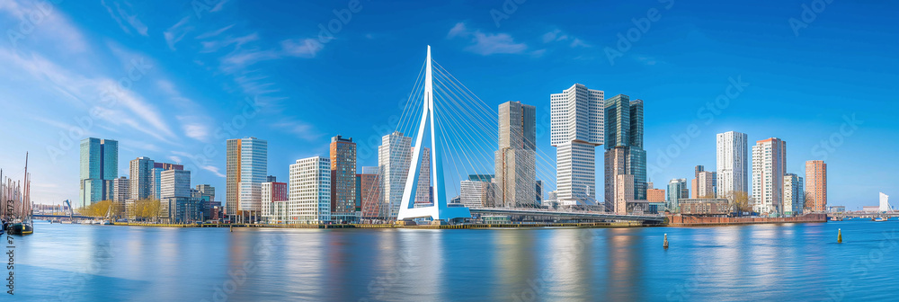 Great City in the World Evoking Rotterdam in Netherlands