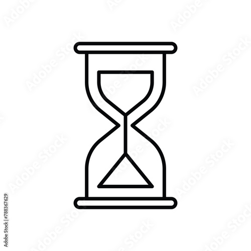 Hourglass vector icon