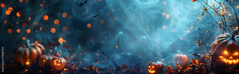 Fototapeta premium a halloween background with copy space
