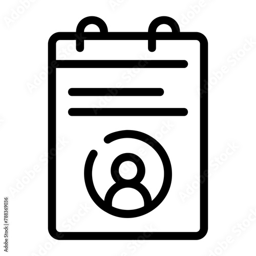 profil line icon