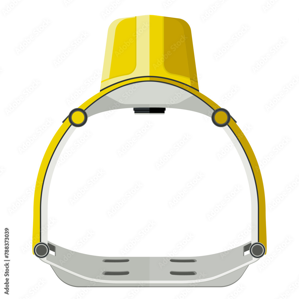 Medical equipment, Automated chest compression device (ACD), mechanical device used to perform cardiopulmonary resuscitation (CPR) on a person in cardiac arrest. Flat design. - obrazy, fototapety, plakaty 