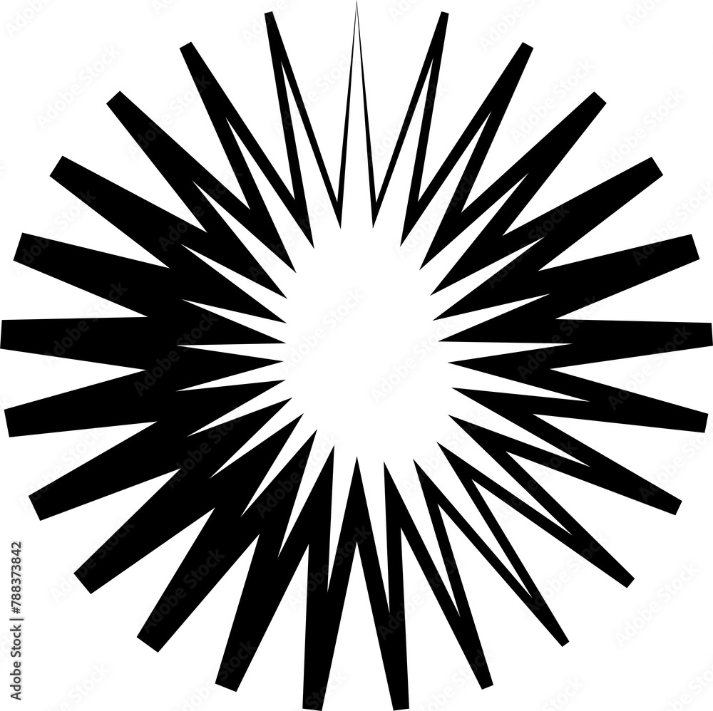 Stars icon collection. Geometric shape Stars icon collection. Geometric shape