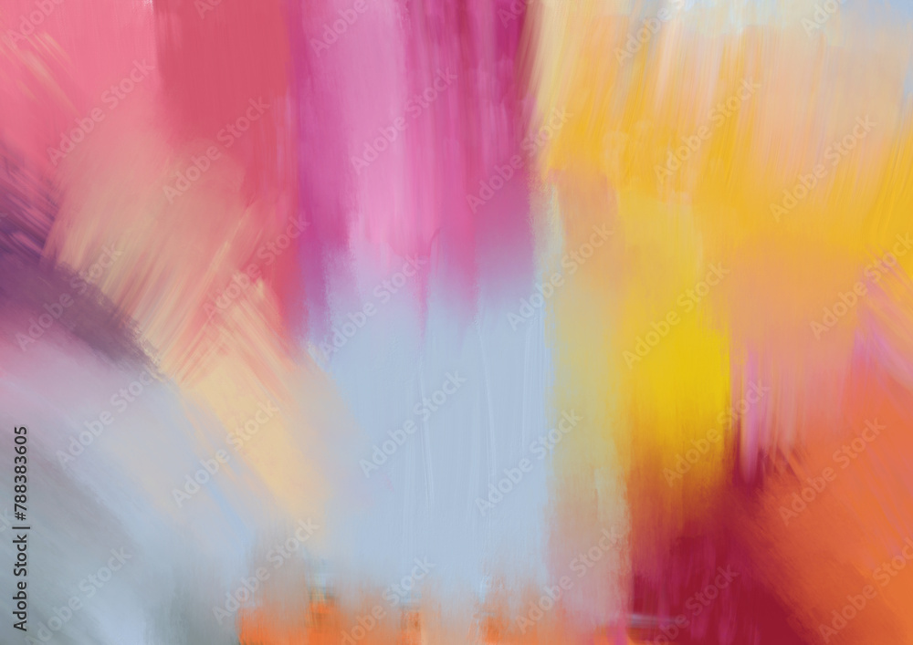 Abstract wallpaper, background painted with oil (colorful gradient, texture)