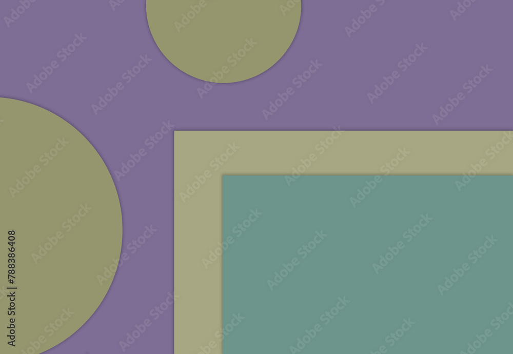 Fototapeta premium Geometric colourful modern abstract art background illustration with basic shapes