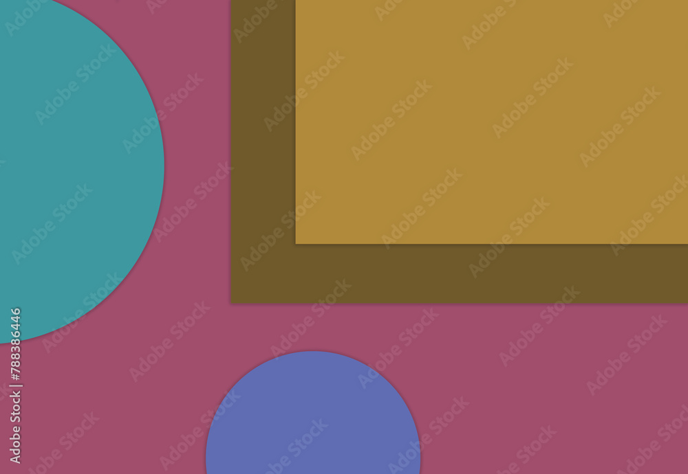 Geometric colourful modern abstract art background illustration with basic shapes Geometric colourful modern abstract art background illustration with basic shapes