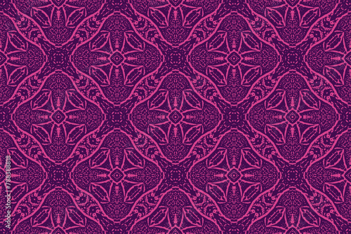 victorian bells seamless pattern