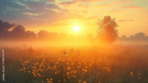 Ethereal Sunrise Majesty: A New Day Begins © Andrii 