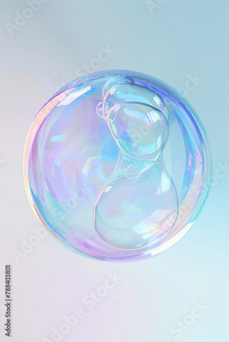 Photorealistic Soap Bubble Illustrations Capturing Ethereal Beauty, Lyrical Movement, and Whimsical Atmosphere in Dreamy Pastel Colors, Surreal Fantasy Art, Enchanting Decor, and Wedding Resources.