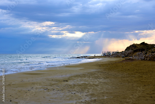 Fototapeta Naklejka Na Ścianę i Meble -  Marina Di Salve Beach Puglia Italy
