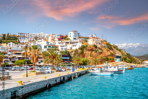 Blick auf Agia Galini, Kreta, Griechenland  photo