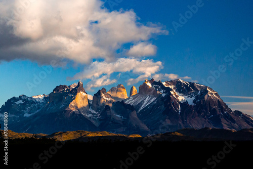 Mountain landscape in National Park Torres Del Paine, Chile