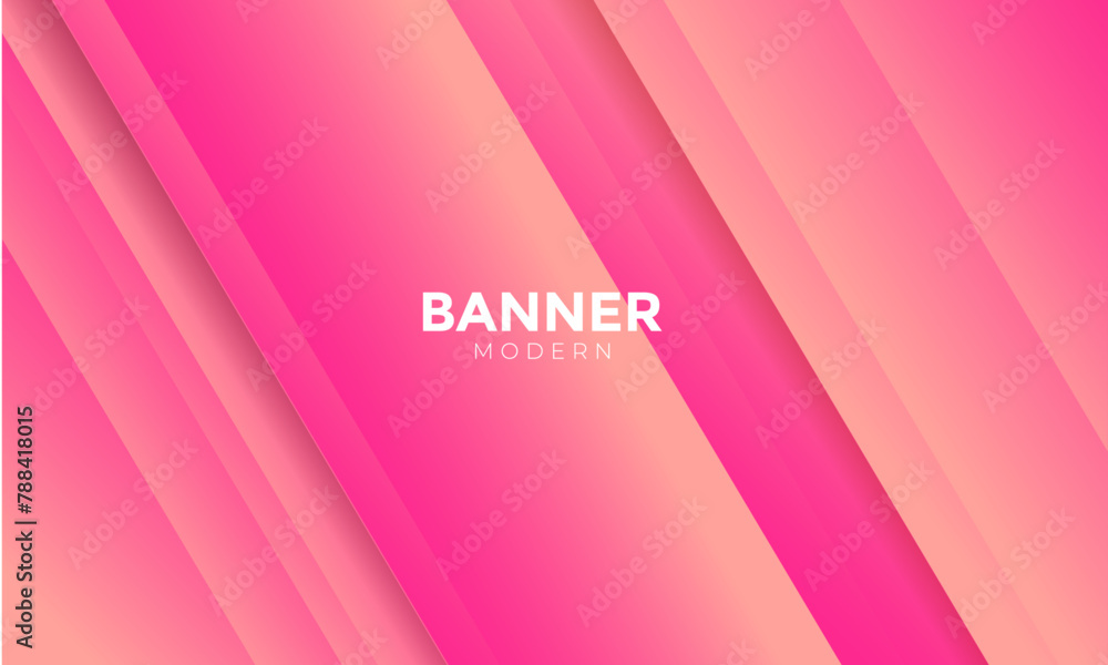 Abstract Pink background with lines