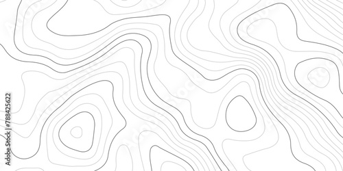 Background of the wavy topographic map background. Topography relief and topographic map wave line contour background. Geographic abstract grid.