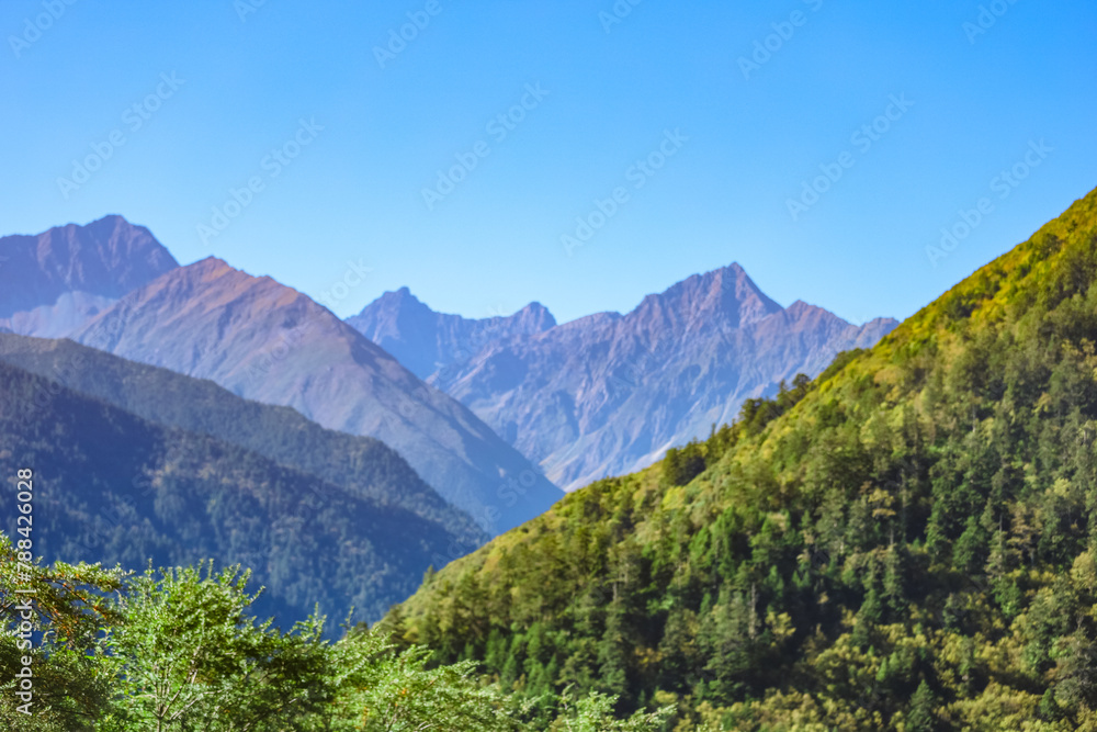 Aba Tibetan and Qiang Autonomous Prefecture-Scenery along the road Aba Tibetan and Qiang Autonomous Prefecture-Scenery along the road