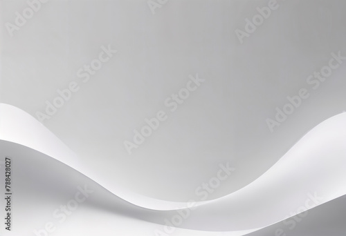 Wallpaper Mural abstract white background, plaster waves or dunes on wall, interior design ideas. Minimalist and serene composition Torontodigital.ca