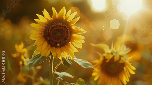Sunflowers under the sunshine © Jing
