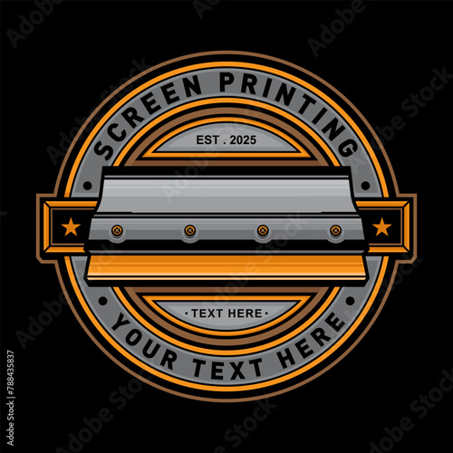 screen printing company logo