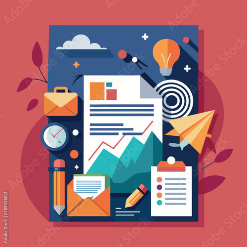 Dashboard template interface admin panel with graphs chart diagrams vector template generated by Ai