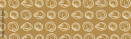 Isolated vector set of meat dumplings. Vareniki. Pelmeni. National dishes. Sketch hand drawn Pelmeni. Ukranian, russian food. Products from the dough and meat. Pattern.