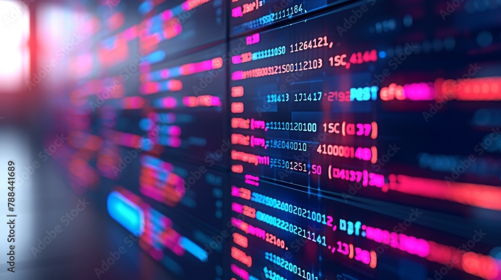 A digital defense strategy comes to life with a secure network vibe, as the camera zooms in on a close-up of a firewall interface A digital defense strategy comes to life with a secure network vibe, as the camera zooms in on a close-up of a firewall interface