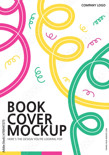 여러가지 색상의 선으로 구성된 예술적 컬러 배경
