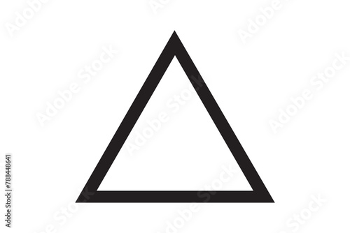Vector of triangle icon