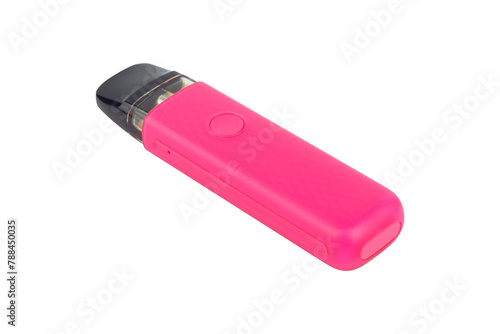 Electronic cigarette isolated from background. Modern smoking, vaping and nicotine concept. © Nikolay