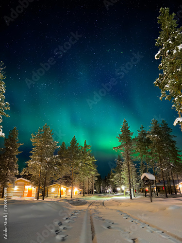 Aurora Borealis at Kakslauttanen Arctic Resort photo