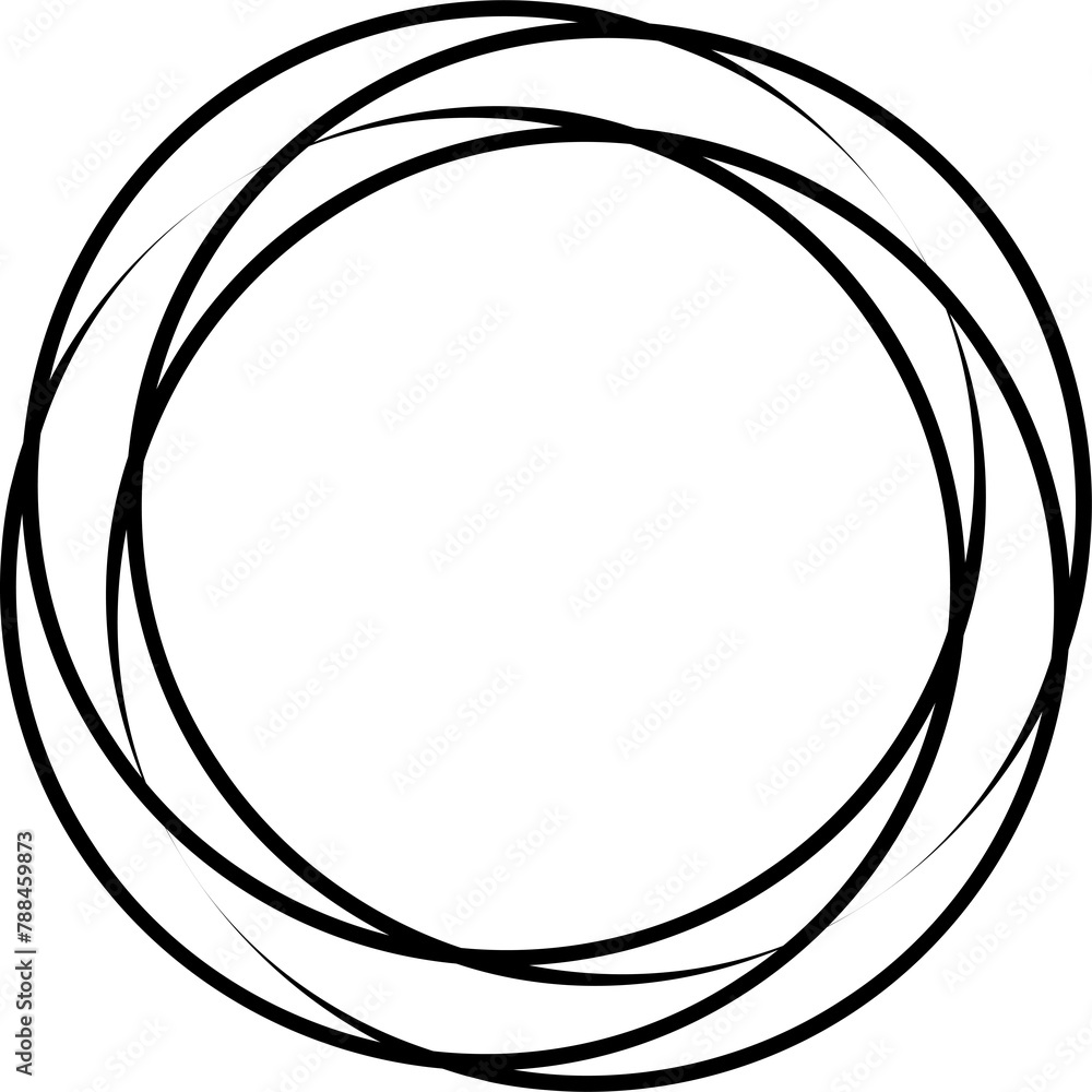 Overlapping circles and round. Graphic overlay design Overlapping circles and round. Graphic overlay design
