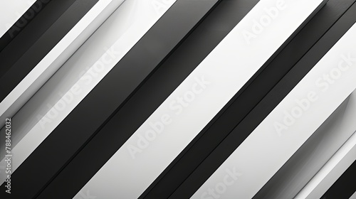 Abstract Black and White Striped Background