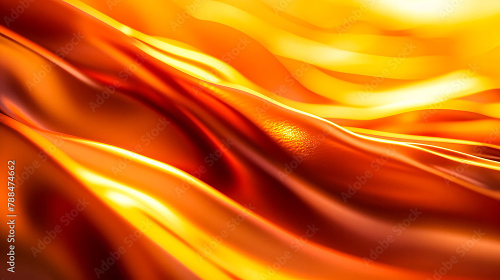 Abstract Orange Wavy Background Vector. Bokeh light fractal beauty, digital abstract creation come together beautifully Abstract Orange Wavy Background Vector. Bokeh light fractal beauty, digital abstract creation come together beautifully