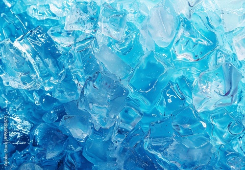ice texture background blue color