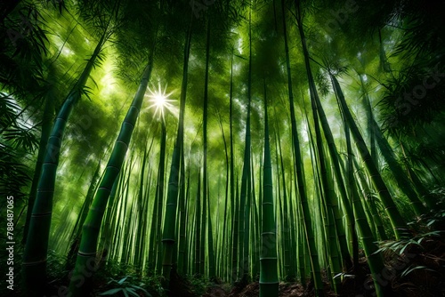 bamboo forest in the morning