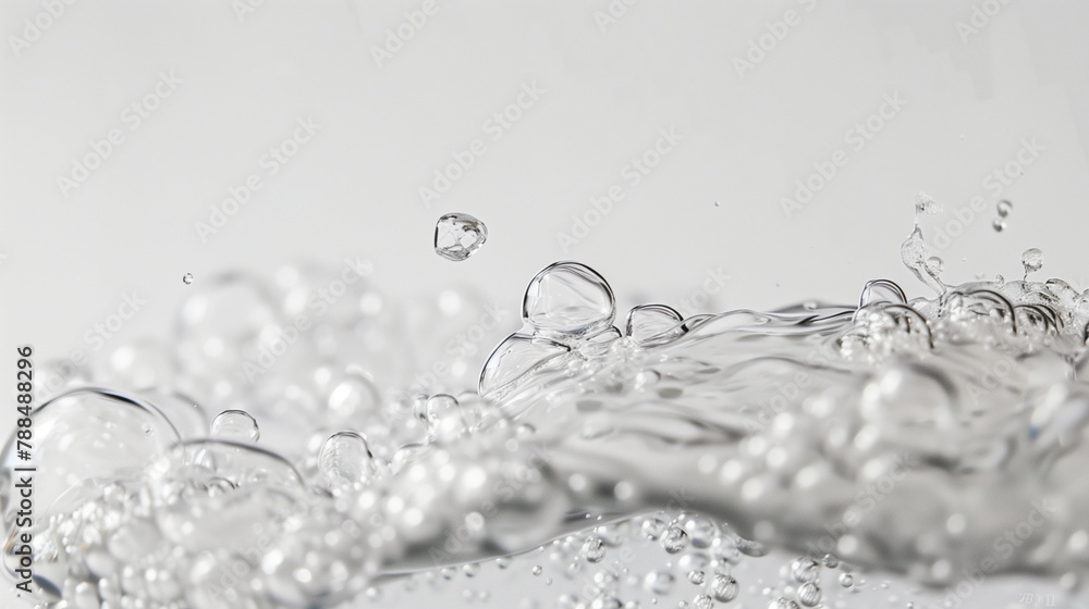 Concept photo of liquid cosmetics. White color, transparency. Close-up shots, raw graphic photos. Cosmetics advertising materials. Concept photo of liquid cosmetics. White color, transparency. Close-up shots, raw graphic photos. Cosmetics advertising materials.